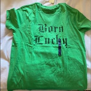NWT LG Green Lucky Brand men’s Tee